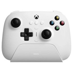 Gamepad 8BitDo Ultimate 3 Bluetooth/2.4G/Cable con adaptador + base de carga Blanco - Mando Para Xbox/Smartphone/PC