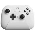 Gamepad 8BitDo Ultimate Bluetooth/2.4G con adaptador + base de carga Blanco - Mando Nintendo Switch/Smartphone/PC