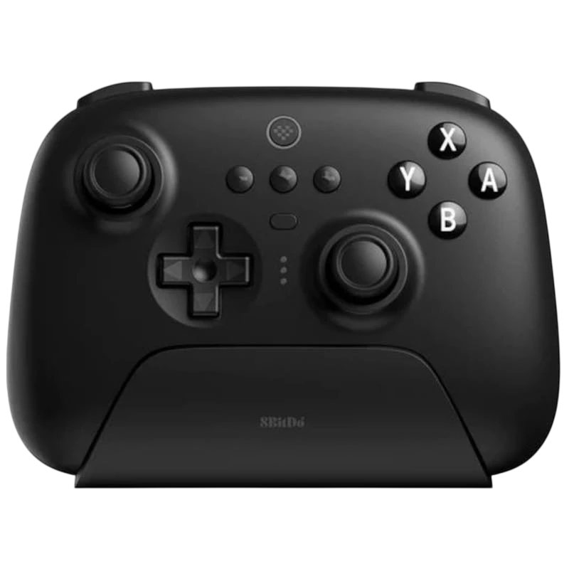 Gamepad 8BitDo Ultimate Bluetooth/2.4G con adaptador + base de carga Negro - Mando Nintendo Switch/Smartphone/PC