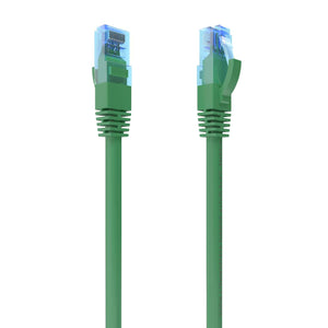 Cable De Red Latiguillo RJ45 Cat.6 UTP AWG26 CCA, Verde, 0.75 m