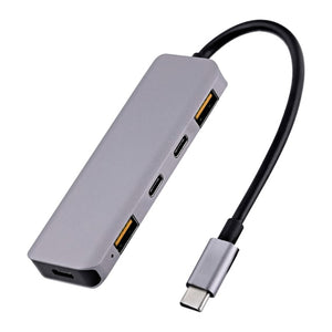 TCHUBUSBC base para portátil y replicador de puertos Alámbrico USB 3.2 Gen 2 (3.1 Gen 2) Type-C Aluminio