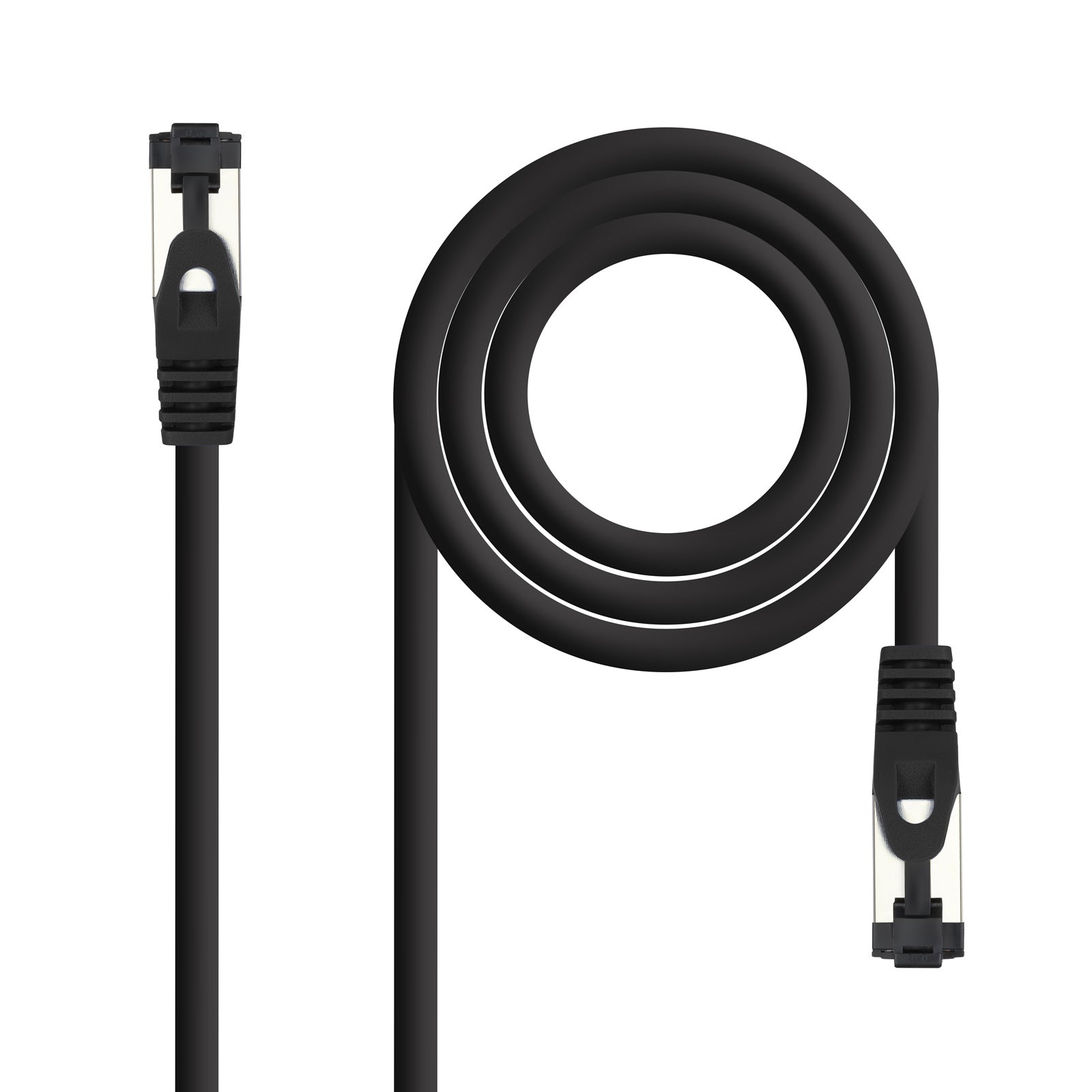Cable de Red Latiguillo Cat.8.1 2GHz LSZH SSTP AWG26, Negro, 5 m
