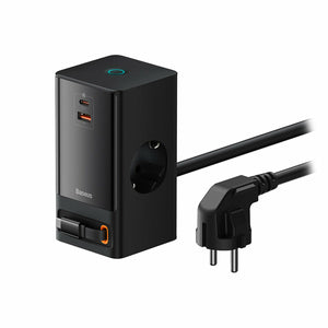 PowerCombo Universal Negro Corriente alterna Carga rápida Interior