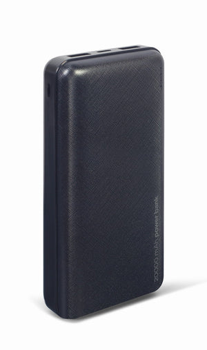 PB20-02 batería externa Polímero de litio 20000 mAh Negro
