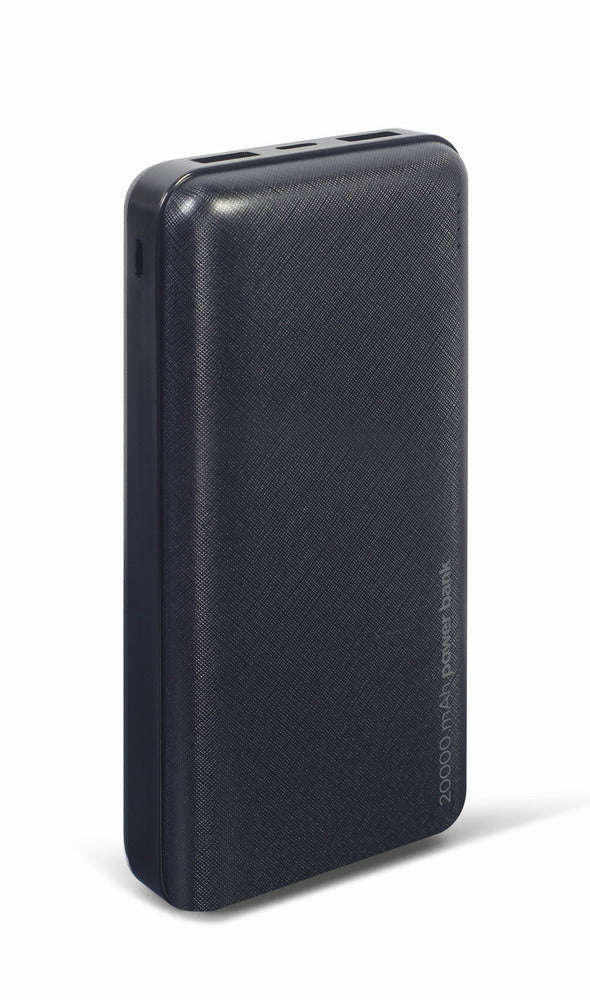 PB20-02 batería externa Polímero de litio 20000 mAh Negro