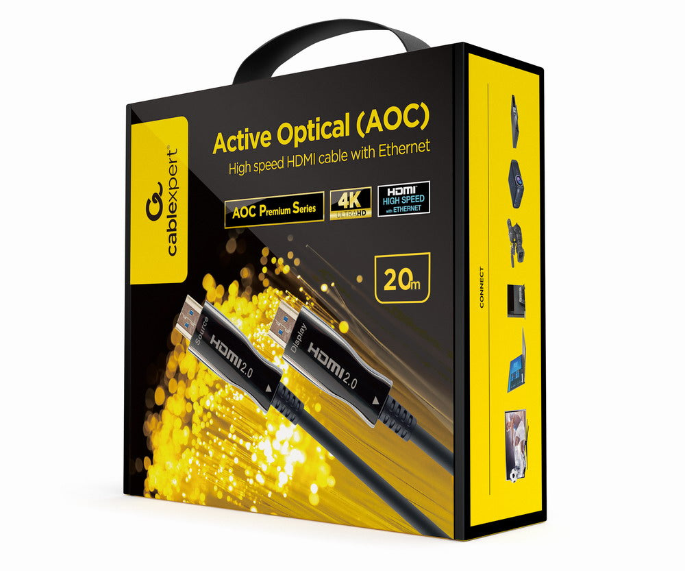 CCBP-HDMI-AOC-20M-02 cable HDMI HDMI tipo A (Estándar) Negro