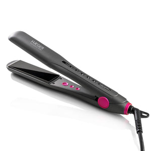 HS-35B.006A Utensilio de peinado Plancha de pelo Caliente Negro, Rosa 230 W 2,5 m