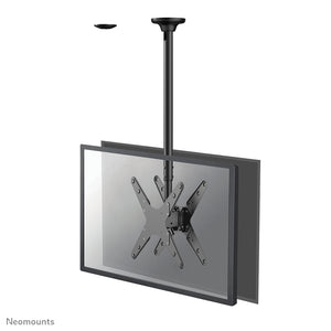 FPMA-C340DBLACK Soporte de techo para doble monitor/TV 32-75" - alt. 106-156 cm