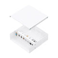 Caja de Conexiones VGA+Jack 3.5+2xHDMI+2xUSB-B+2xRJ45 Cat.6A STP, Blanco