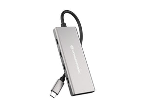 HUBBIES17G hub de interfaz USB 3.2 Gen 2 (3.1 Gen 2) Type-C 10000 Mbit/s Gris