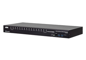 Switch KVM HDMI 4K USB 3.0 de 16 puertos