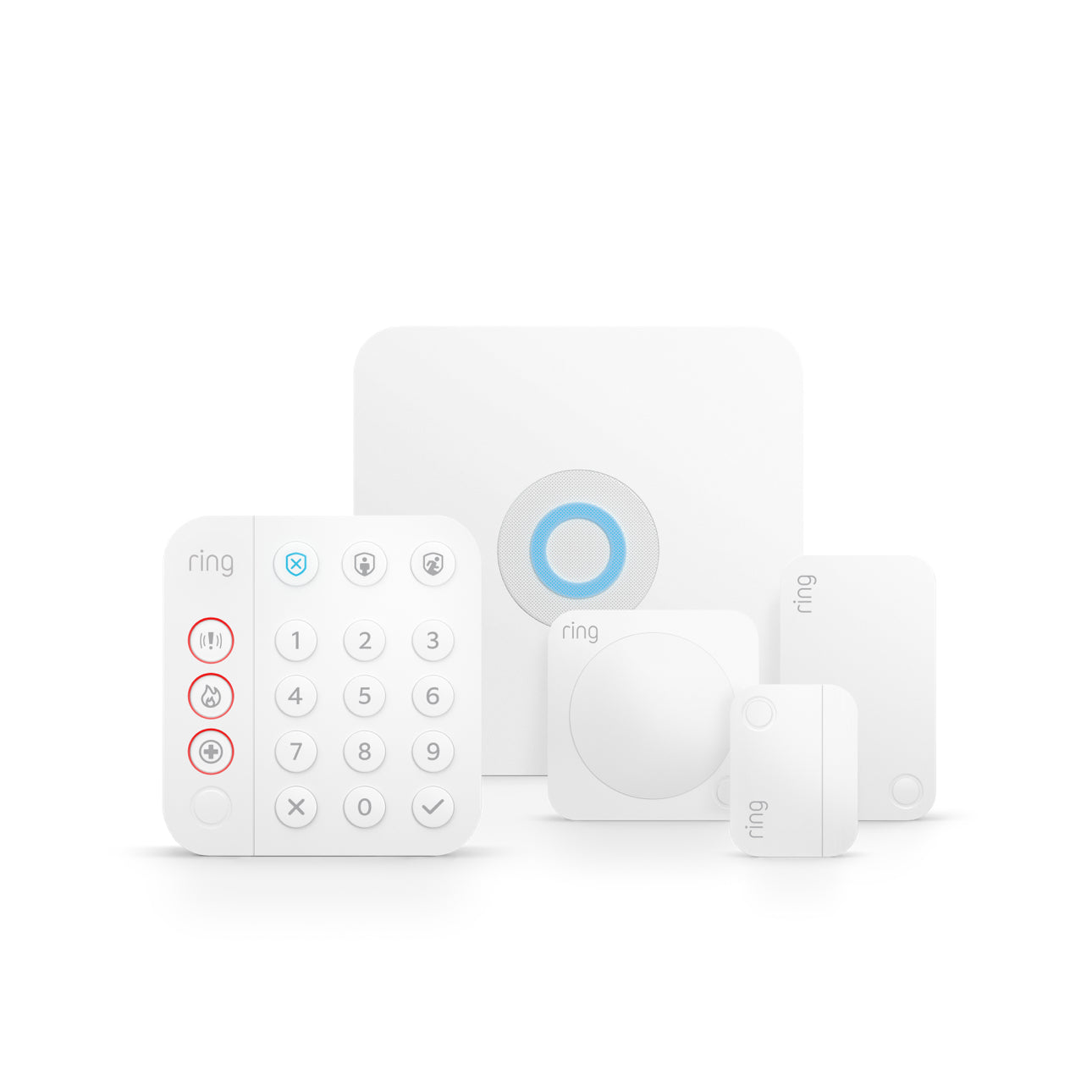 Alarm Security Kit, 5 piece - 2nd Generation sistema de alarma de seguridad Wifi Blanco
