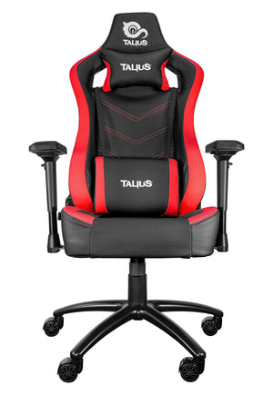 silla Vulture gaming negra/roja butterfly, base nylon, ruedas nylon