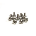 Paquete de 50 Tornillos M6 de 12 mm - Montaje en Racks y Armarios de Servidores de 19&quot  o 10&quot  - Plata - TAA