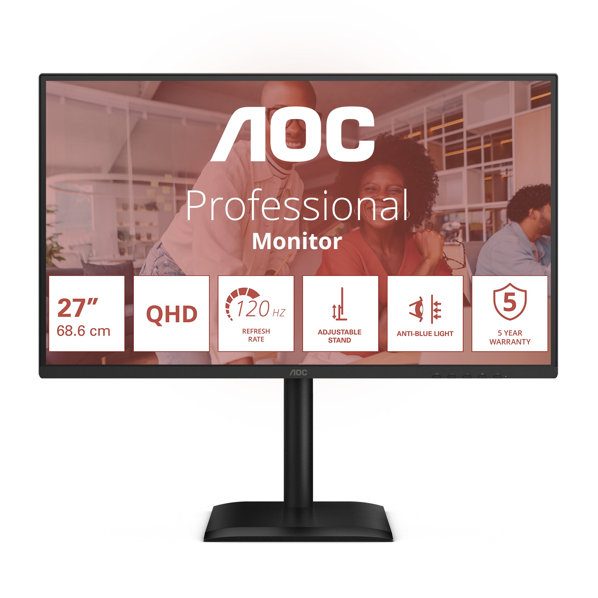 E4 Q27E4U pantalla para PC 68,6 cm (27") 2560 x 1440 Pixeles Quad HD LED Negro