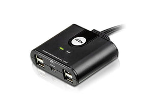 Switch de periféricos USB 2.0 de 2 x 2 puertos