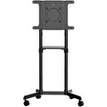 Carrito para TV - Soporte Rodante VESA para TV de 37 a 70 Pulgadas (70kg) - Base para Televisor con Estante - con Giro e Inclinación - Soporte Universal con Ruedas para TV