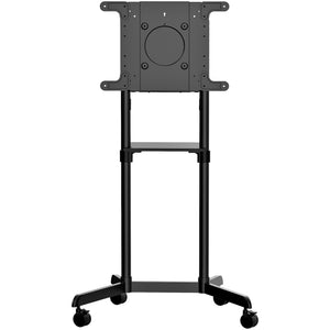 Carrito para TV - Soporte Rodante VESA para TV de 37 a 70 Pulgadas (70kg) - Base para Televisor con Estante - con Giro e Inclinación - Soporte Universal con Ruedas para TV
