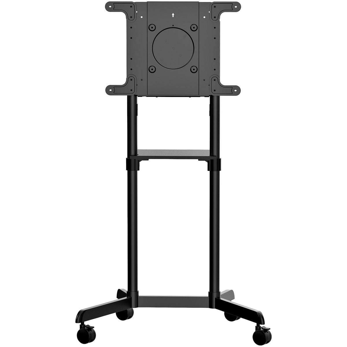 Carrito para TV - Soporte Rodante VESA para TV de 37 a 70 Pulgadas (70kg) - Base para Televisor con Estante - con Giro e Inclinación - Soporte Universal con Ruedas para TV