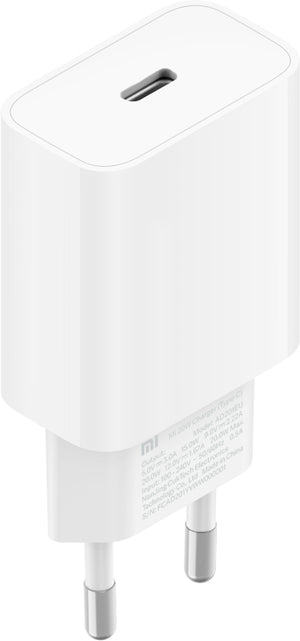 Mi 20W Consola de juegos portátil, Smartphone, Tableta Blanco Corriente alterna Carga rápida Interior