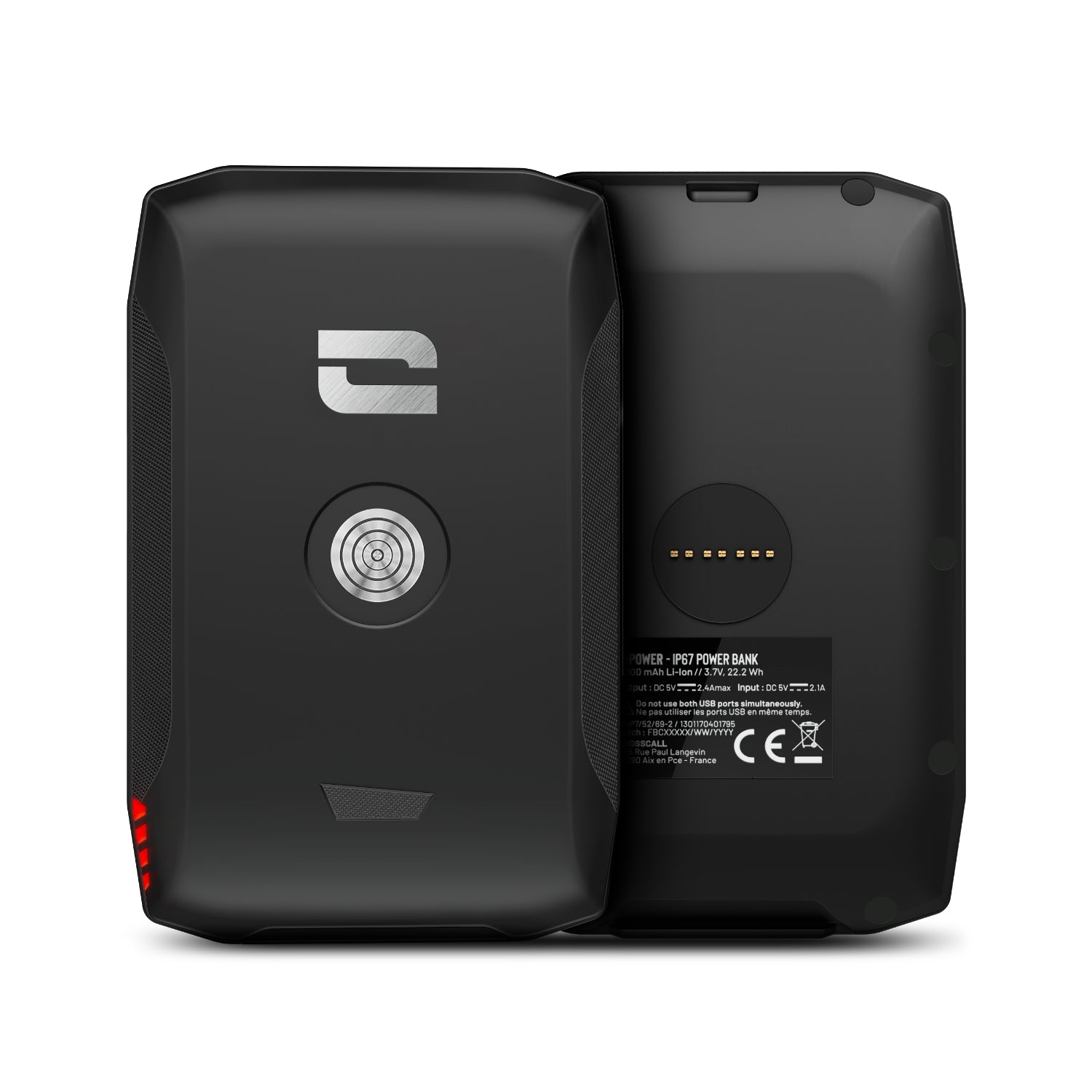 X-POWER V3 Ión de litio 6000 mAh Cargador inalámbrico Negro