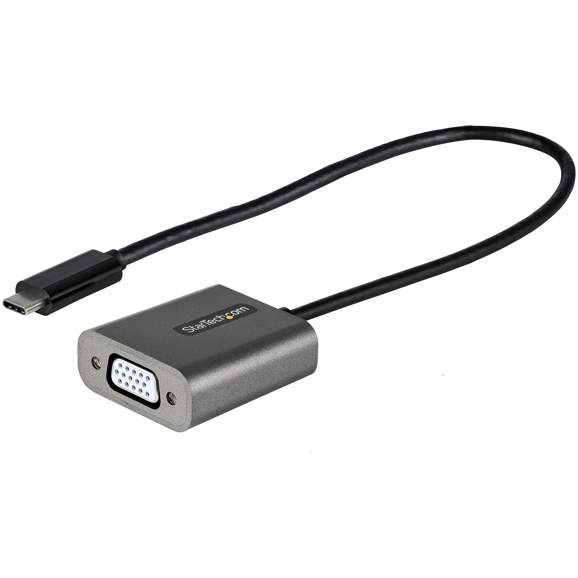 Adaptador USB C a VGA - Convertidor de Vídeo USB Tipo C a VGA de 1080p - Dongle USB-C Compatible con Thunderbolt 3 - Cable de 30cm - Versión Mejorada de CDP2VGA