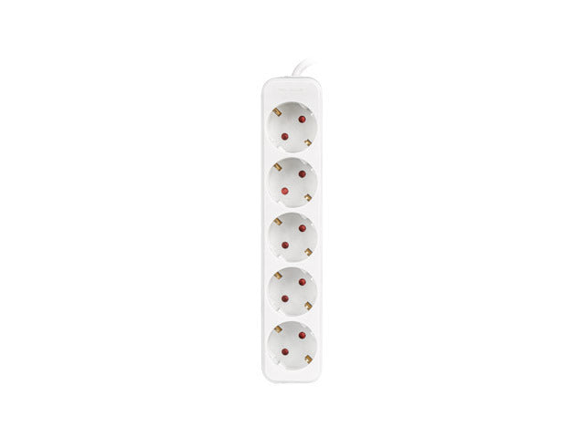PS0-05F-0150-W base múltiple 1,5 m 5 salidas AC Interior Blanco