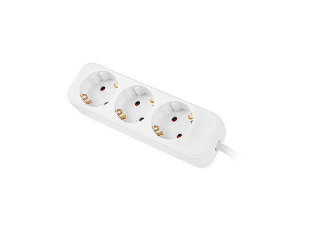 PS0-03F-0150-W base múltiple 1,5 m 3 salidas AC Interior Blanco