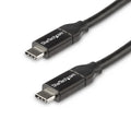 Cable de 50cm USB-C a USB-C con capacidad para Entrega de Alimentación de 5A - USB TipoC - Cable de Carga USBC - USB 2.0