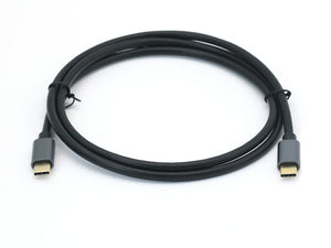 128354 Cable USB 3.2 Gen 2 C a C, M/M, 1,0m, PD100W , 4K/60Hz, 10Gbps, Negro