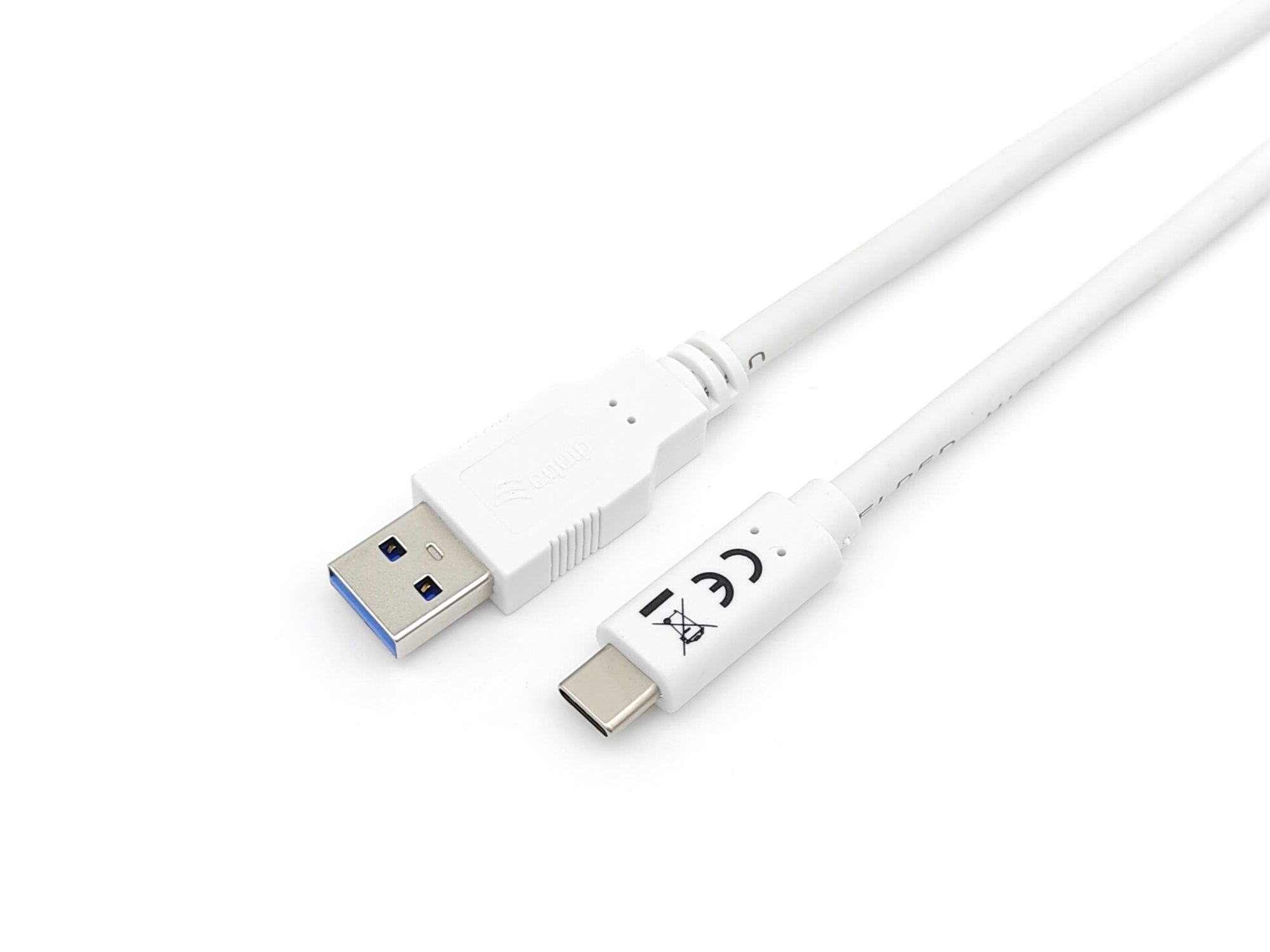 128363 Cable USB 3.2 Gen 1 C a A, M/M , 1,0m, 5Gbps, Blanco
