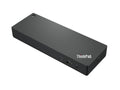 40B00300EU base para portátil y replicador de puertos Alámbrico Thunderbolt 4 Negro, Rojo