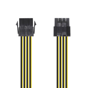 Cable Alimentación, 8pin/H-4+4pin/M, 30cm