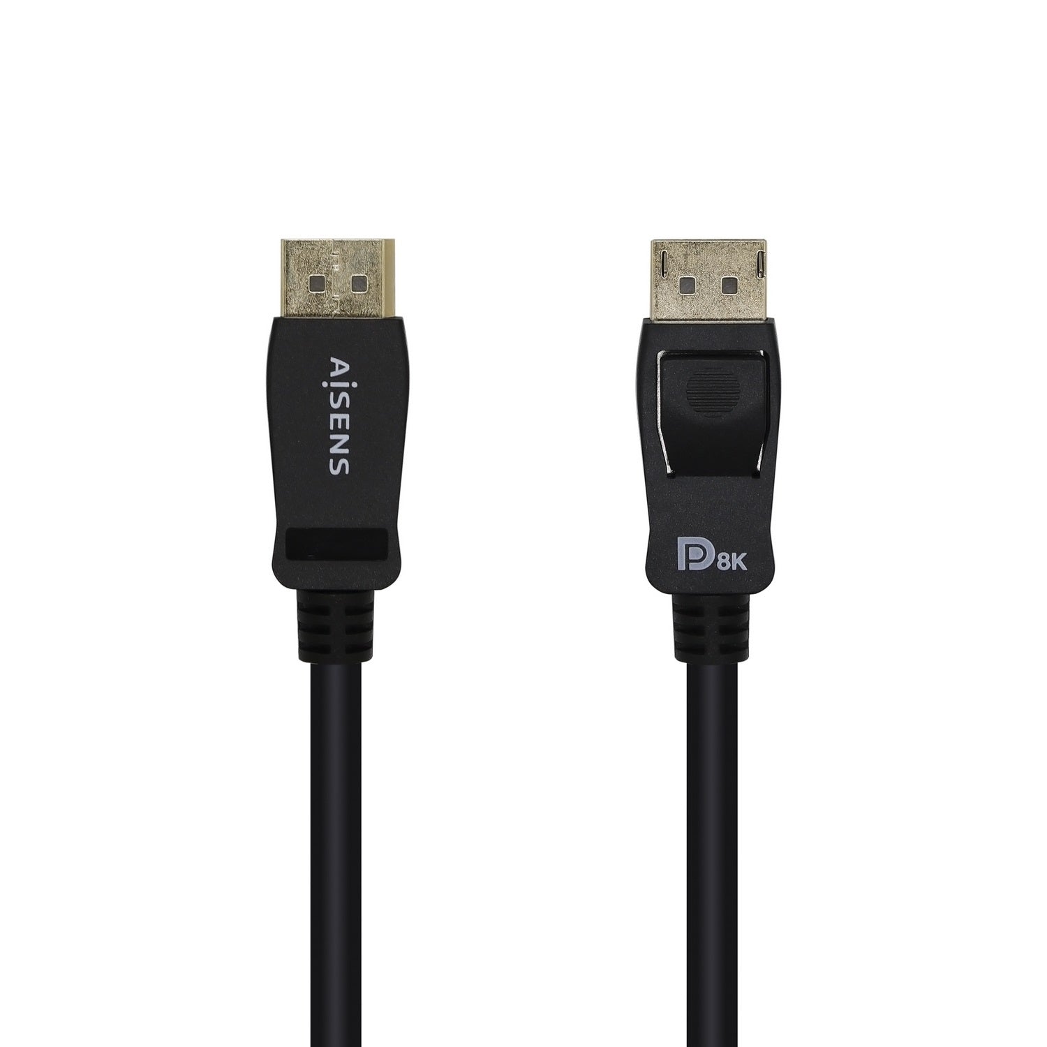 Cable Displayport Certificado V1.4 8k@60hz, DP/M-DP/M, Negro, 3.0m