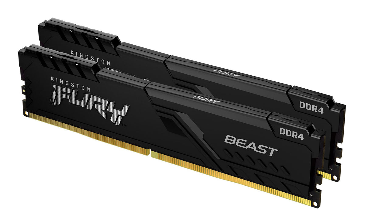 FURY Beast 32GB 3200MT/s DDR4 CL16 DIMM (Kit de 2) 1Gx8 Black