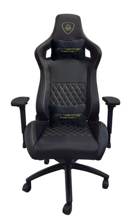 XSPROHAMMER Silla para videojuegos universal Asiento acolchado Negro, Verde