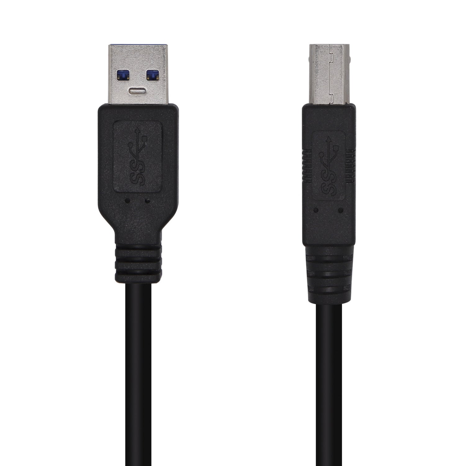 Cable USB 3.0 Impresora Tipo A/M-B/M, Negro, 3.0m
