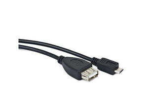 OEM-0006 cable USB USB 2.0 0,15 m USB A Micro-USB B Negro