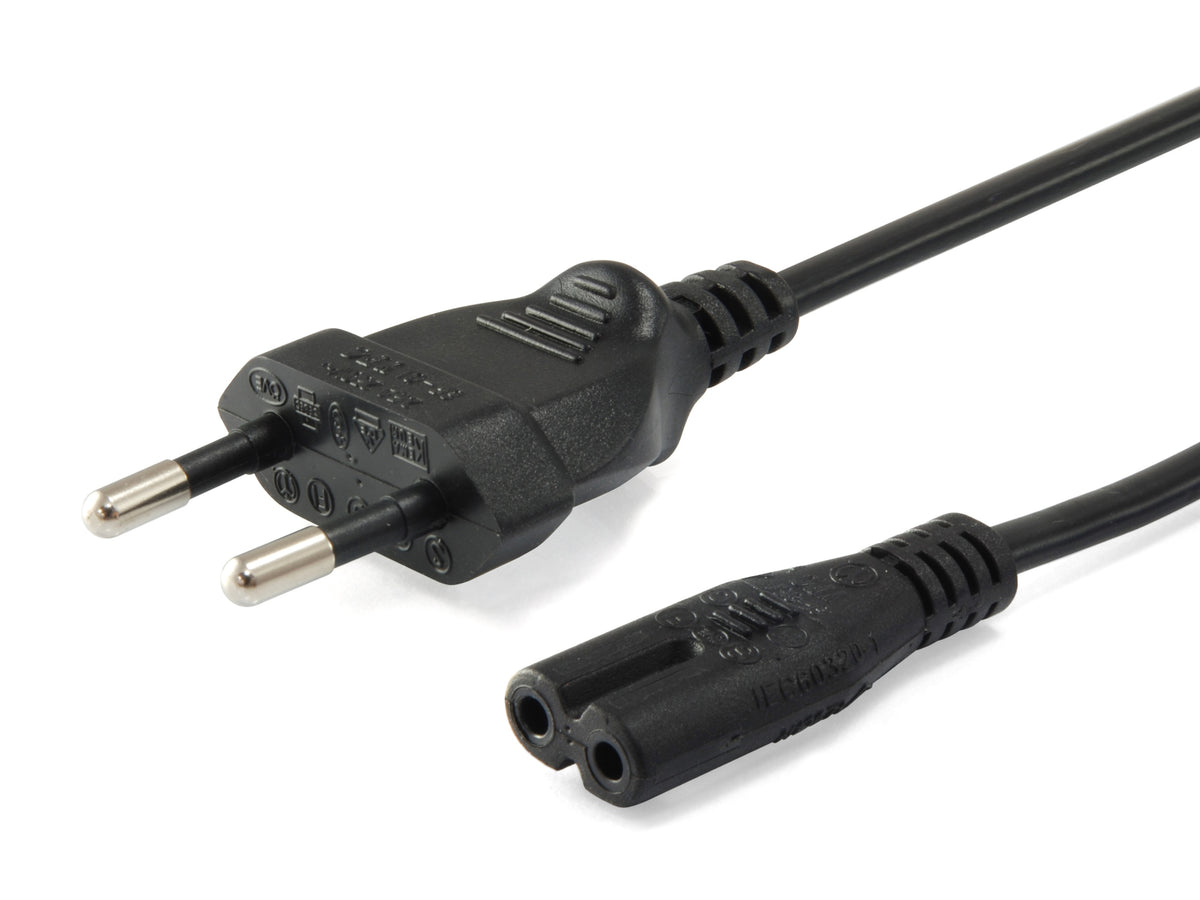 112161 Negro 3 m Enchufe tipo C C7 acoplador