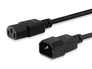 112101 Negro 3 m C13 acoplador C14 acoplador