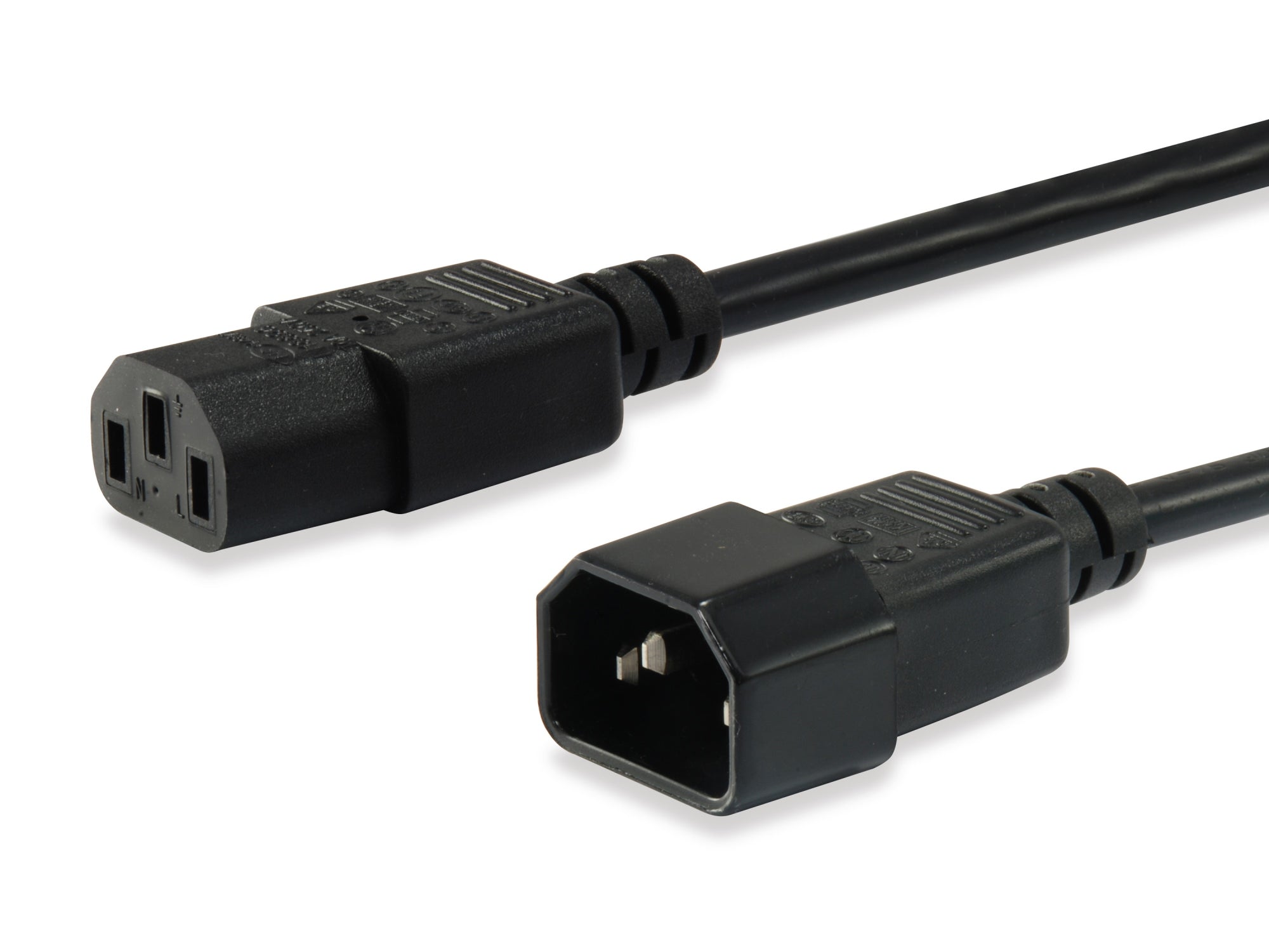 112101 Negro 3 m C13 acoplador C14 acoplador