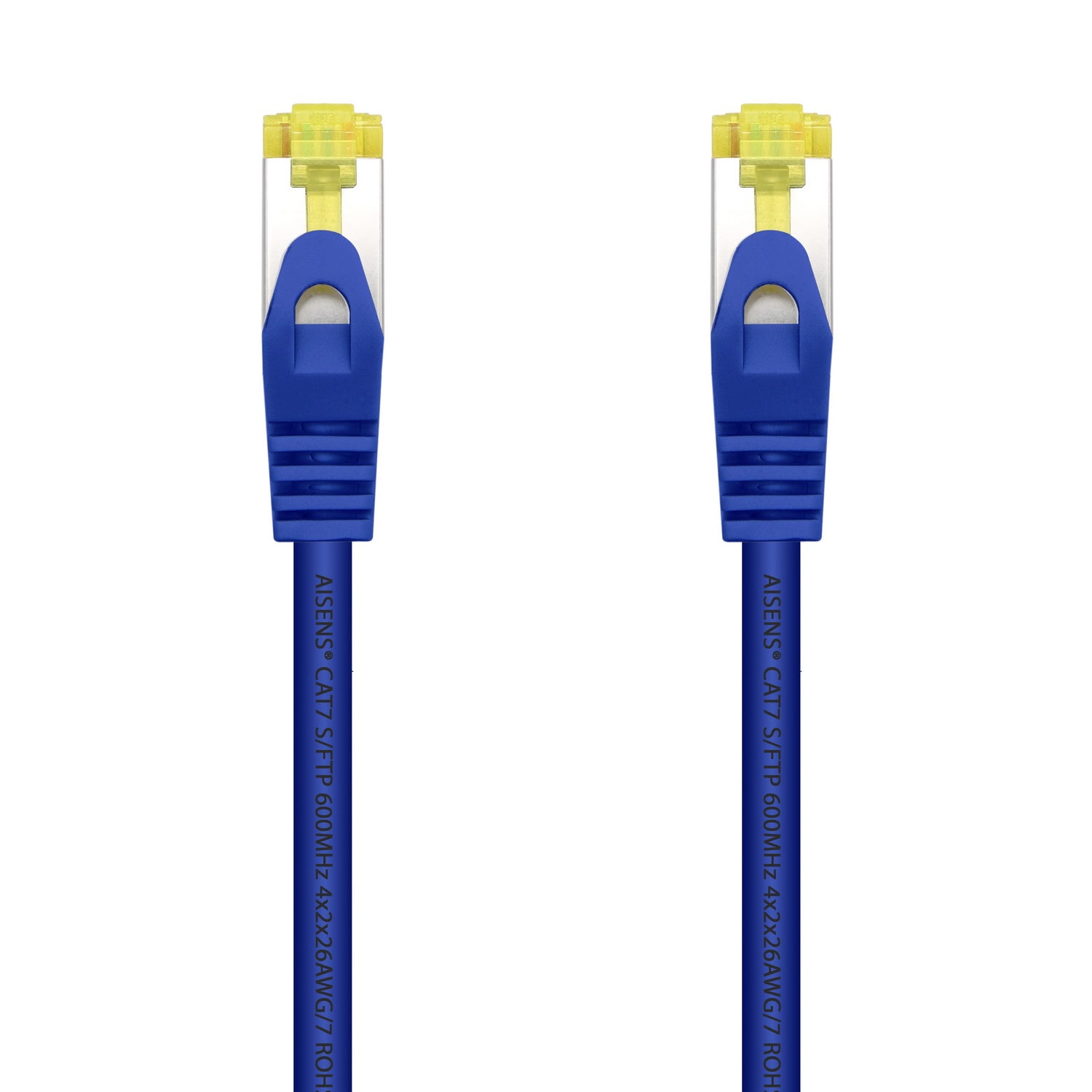 Cable De Red Latiguillo RJ45 LSZH Cat.7 600 MHz S/FTP PIMF AWG26, Azul, 2.0 m
