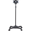 Base Soporte Móvil con Ruedas Bloqueables para Tablet - Atril de Altura Ajustable para Tablets de 7 a 11 Pulgadas - Base Portátil para Tablet con Soporte Removible para Tablet