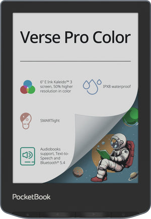 Verse Pro Color lectore de e-book Pantalla táctil 16 GB Wifi Negro, Azul