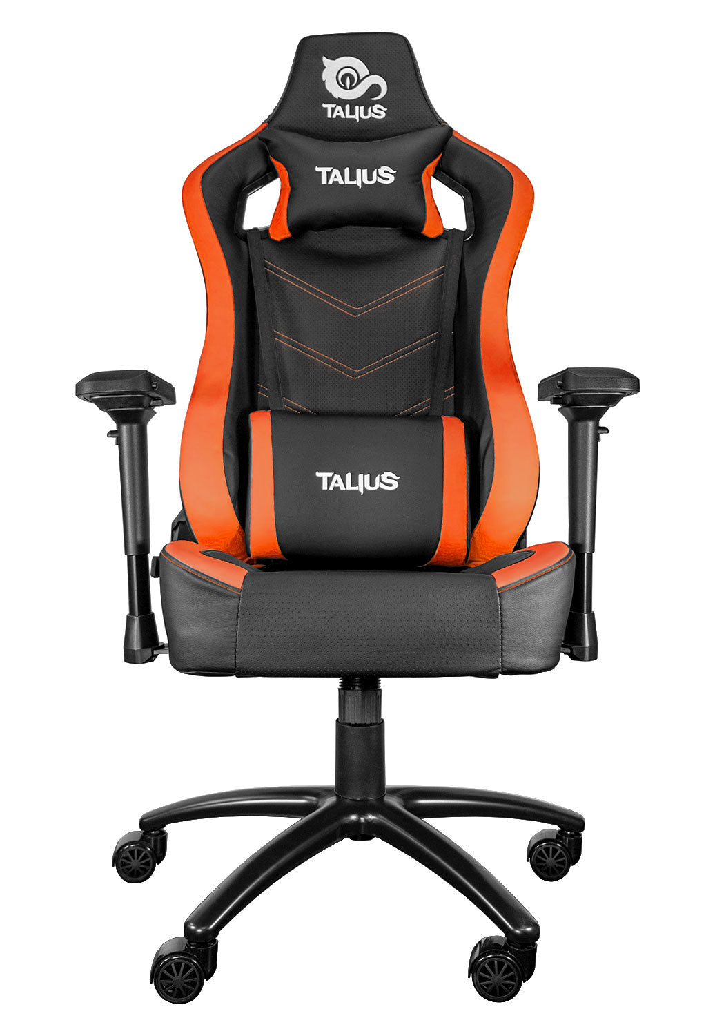 silla Vulture gaming negra/naranja butterfly, base nylon, ruedas nylon