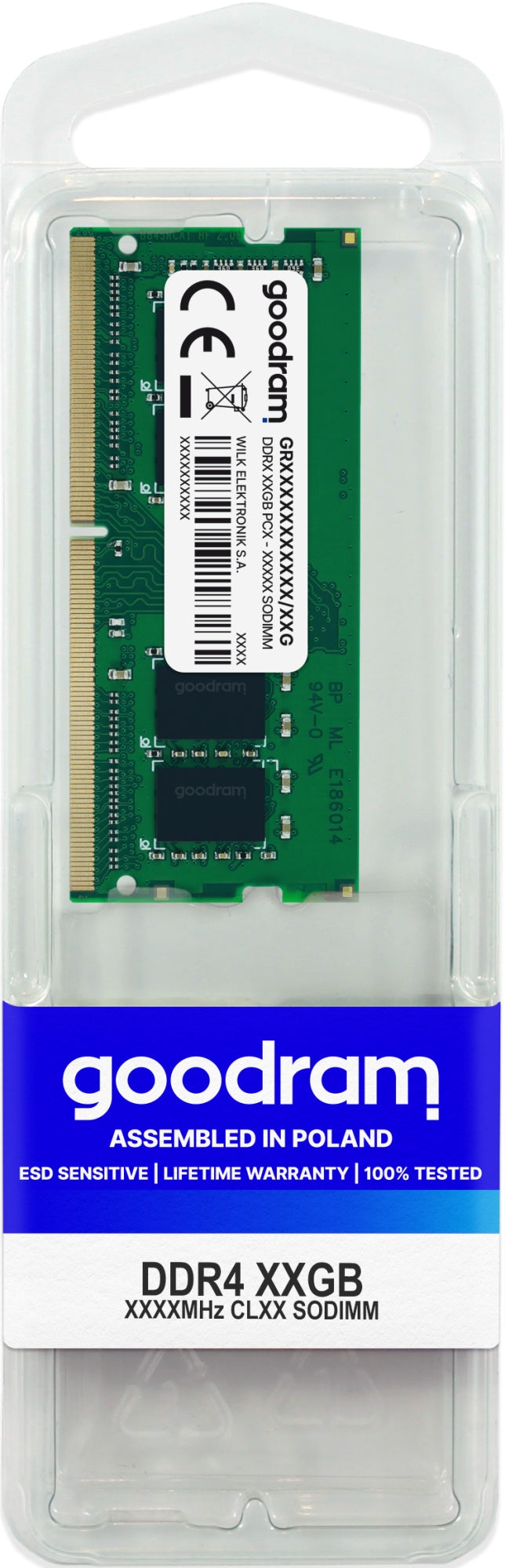 GR3200S464L22/16G módulo de memoria 16 GB 1 x 16 GB DDR4 3200 MHz