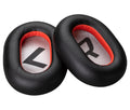 Almohadillas para auriculares de cuero sintético negro Poly Voyager 8200 (2 unidades)