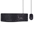 EW3006 teclado Ratón incluido Oficina USB QWERTY Español Negro