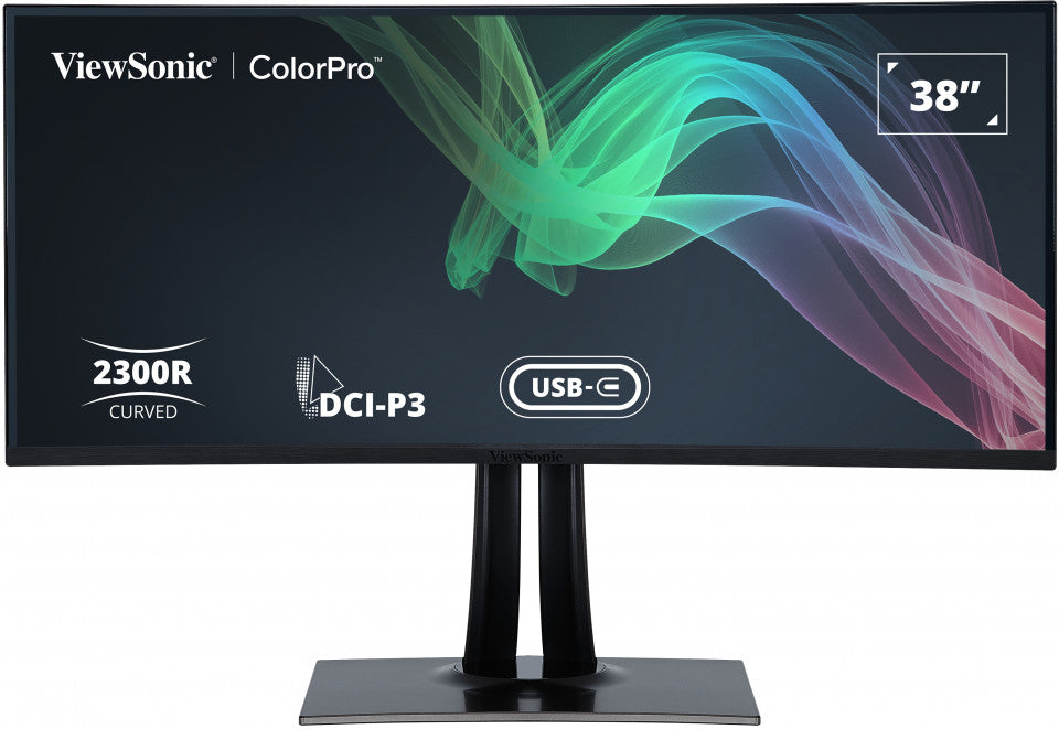 VP3881A pantalla para PC 96,5 cm (38") 3840 x 1600 Pixeles Quad HD+ LED Negro