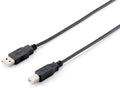 128860 Cable USB 2.0 Tipo A a Tipo B, 1,8 m , Negro